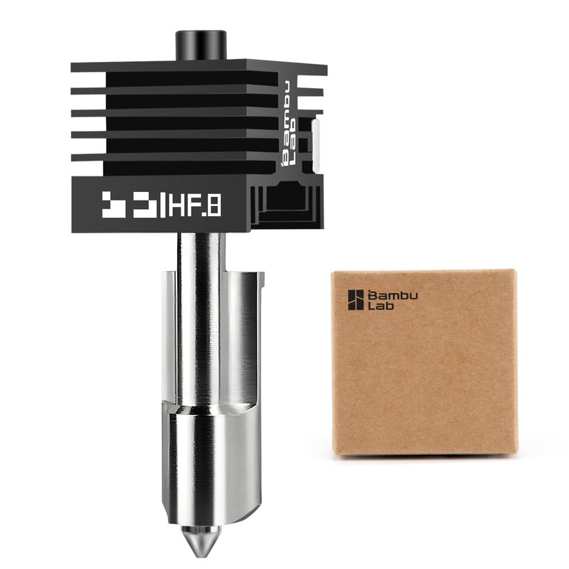 ENOMAKER Bamboo Lab H2D High Flow Hotend Kit with 0.8mm Hardened Steel Nozzle for H2 Series 3D Printer,H2S,P2S,Save 30% Time Print Head,Consistent Extrusion Heating Block,Extruder Hot End Accessory - Image 1